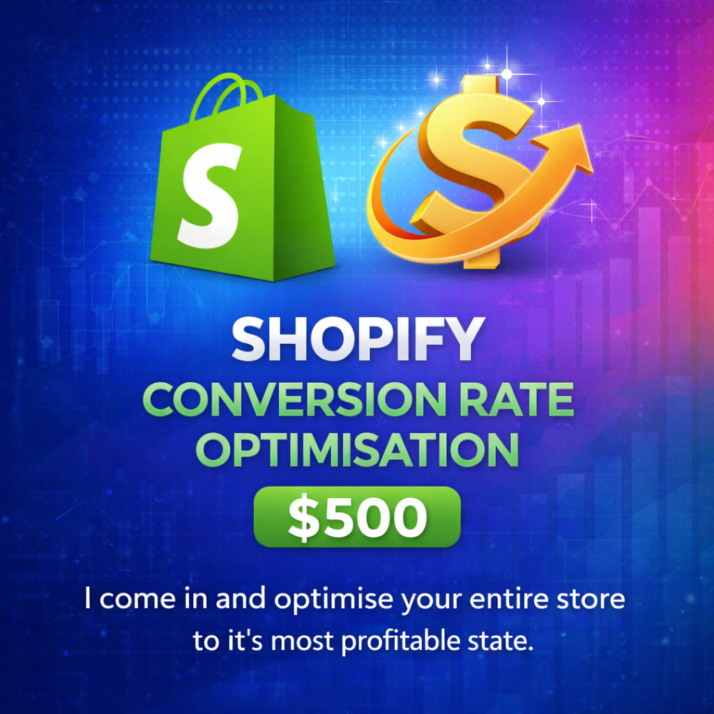60 Minute Shopify Conversion Rate Optimisation